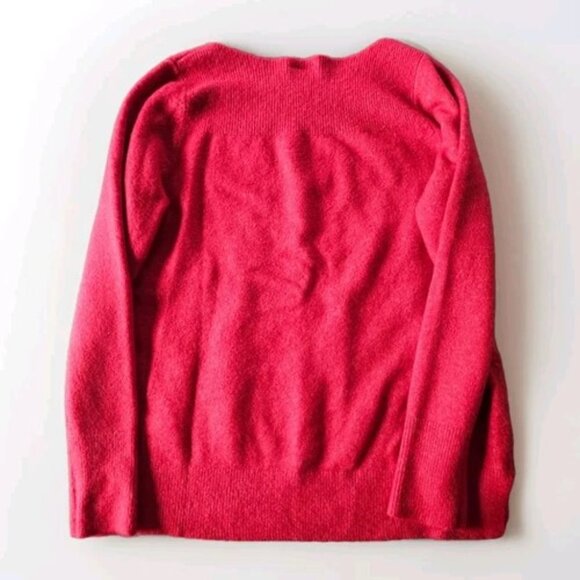 Ann Taylor LOFT Outlet Bright Colorful Burnt Orange Sweater XL - Picture 3 of 6